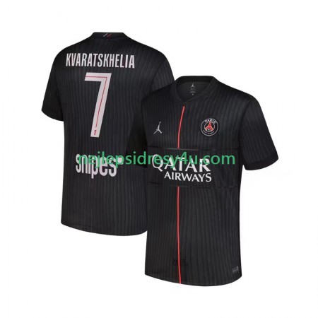 Fotbalový Dres Paris Saint-Germain Khvicha Kvaratskhelia 7 Čtvrtý 2025/26